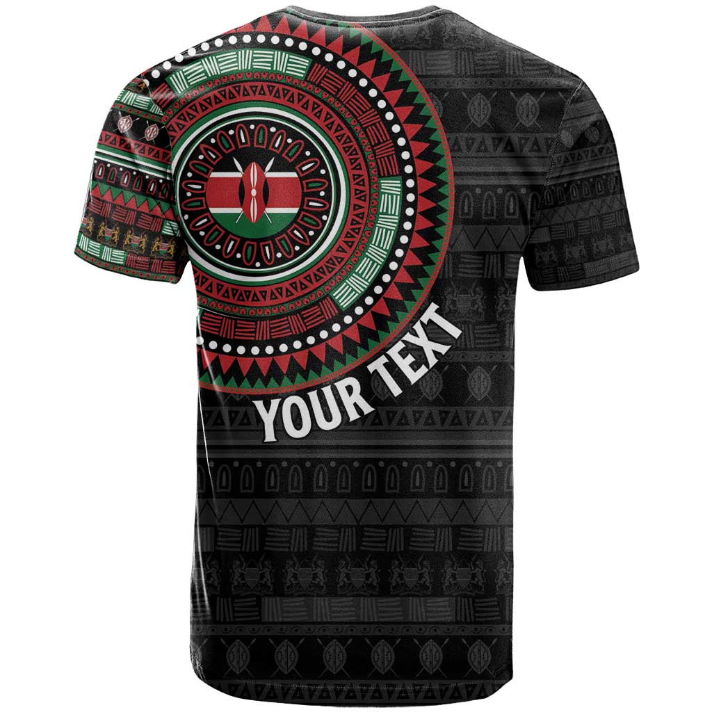 Personalised Kenya T-Shirt African Tribal Pattern Graphic Tee
