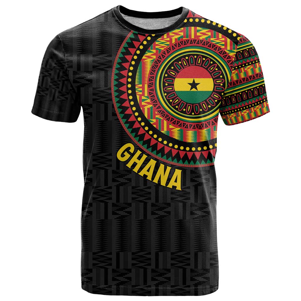 Personalised Ghana T-Shirt African Tribal Mix Kente Patterns Graphic Tee