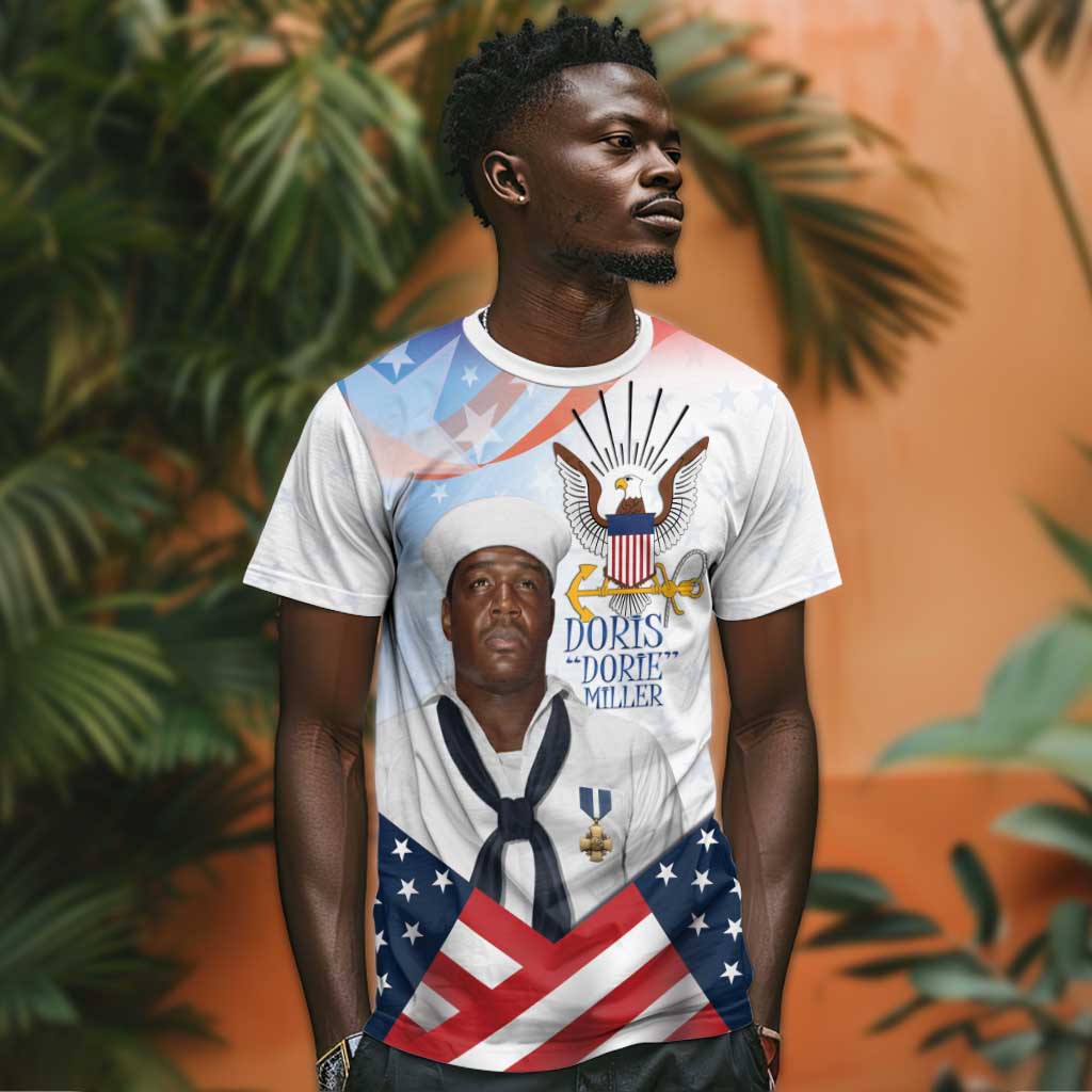 Doris Miller T-Shirt Pearl Harbor Hero Tribute Graphic Tee