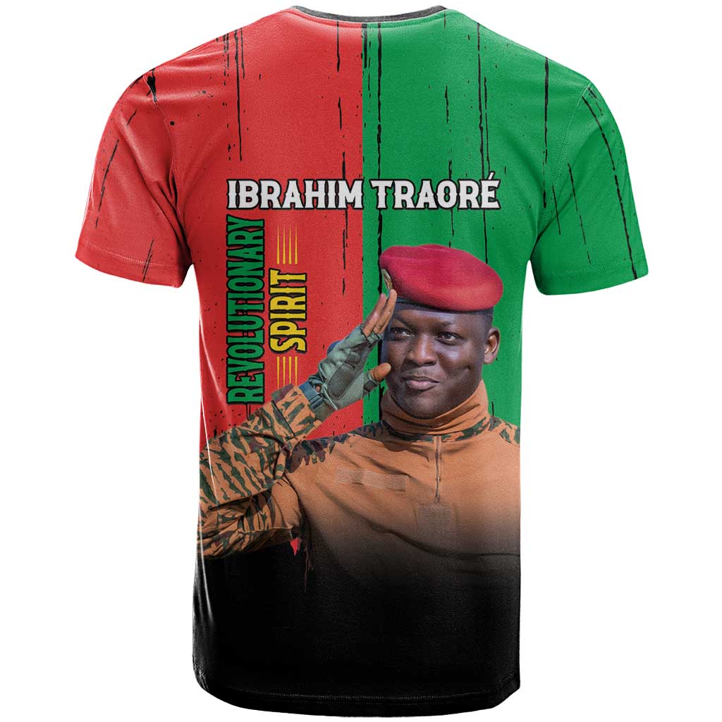 Ibrahim Traore T-Shirt Faso Rises Our Soil Our Rules Graphic Tee
