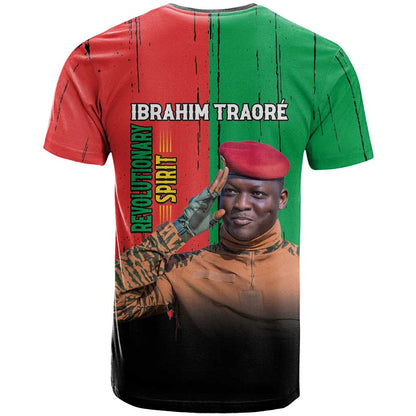 Ibrahim Traore T-Shirt Faso Rises Our Soil Our Rules Graphic Tee