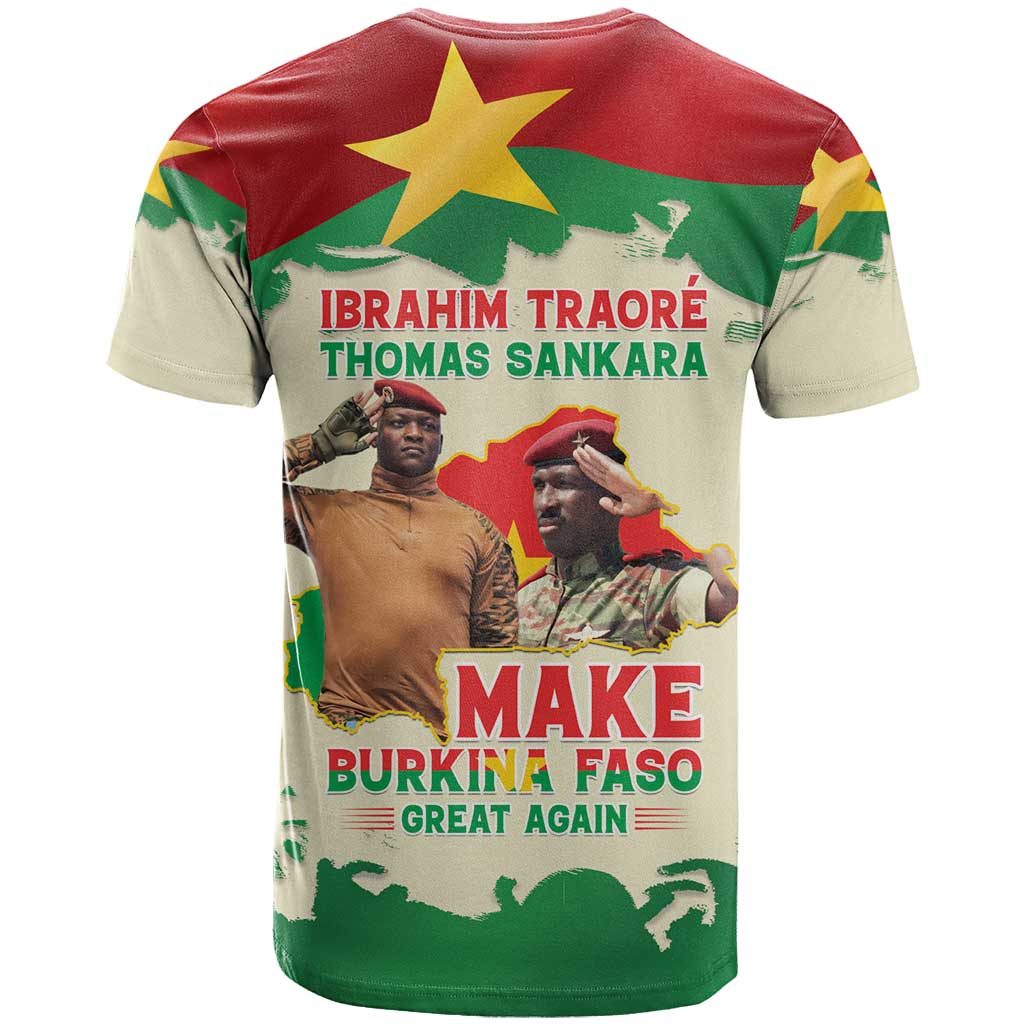 Ibrahim Traore Thomas Sankara T-Shirt Make Burkina Faso Great Again Graphic Tee