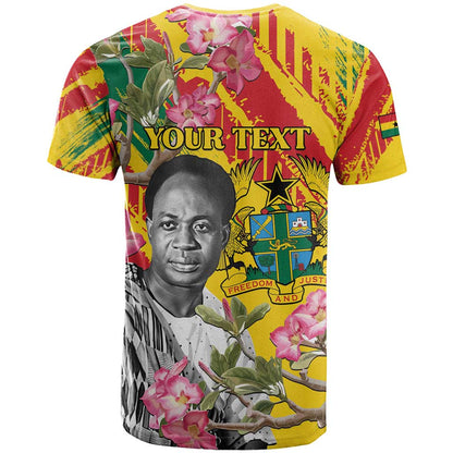 Personalized Ghana Kwame Nkrumah Memorial Day T-Shirt With Mausoleum Graphic Tee