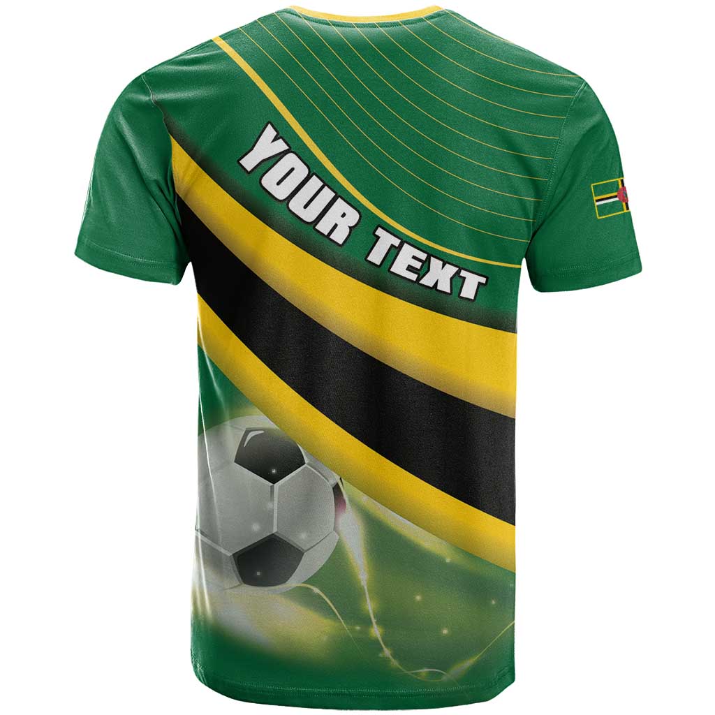 Personalised Dominica Football T-Shirt Sporty Style Graphic Tee