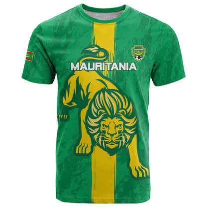 Custom Mauritania Football T-Shirt Go Al-Murabitun Graphic Tee