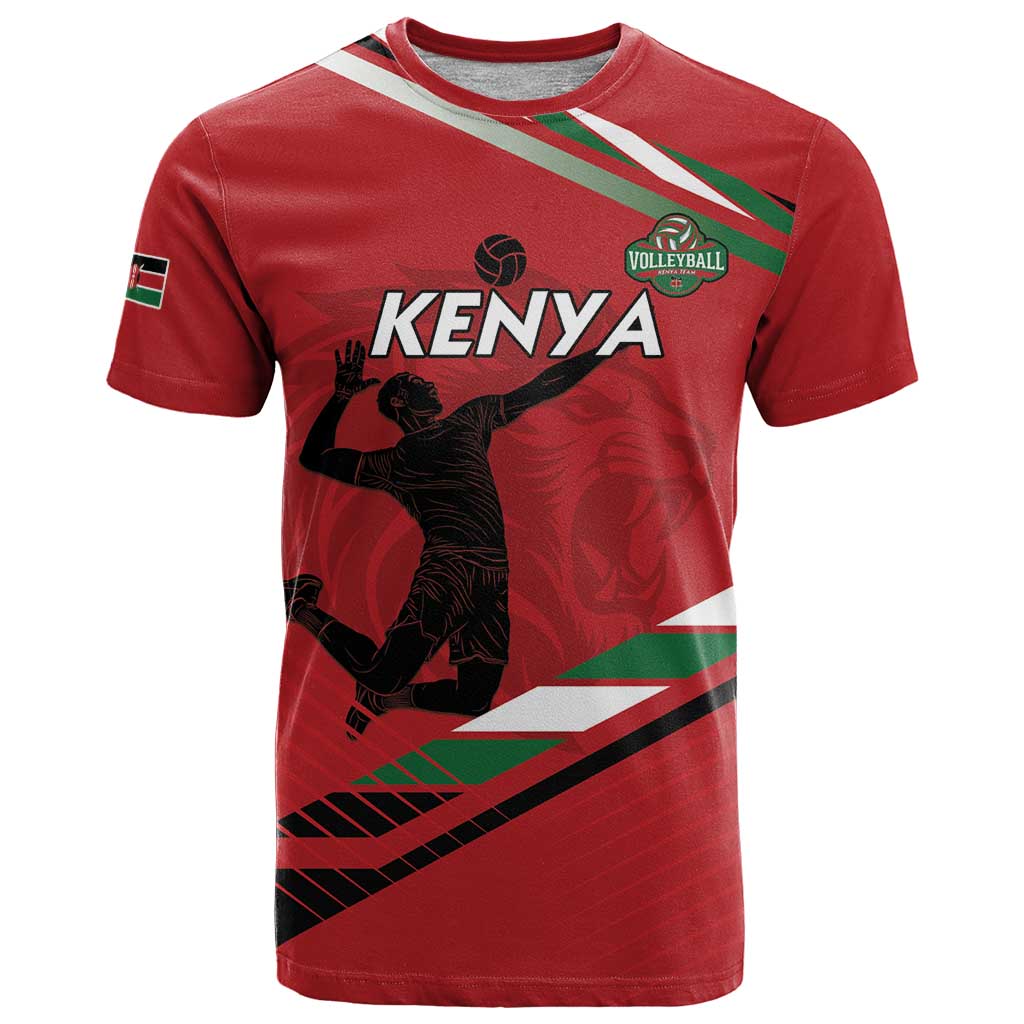 Custom Kenya Volleyball T-Shirt We Are Champions Graphic Tee