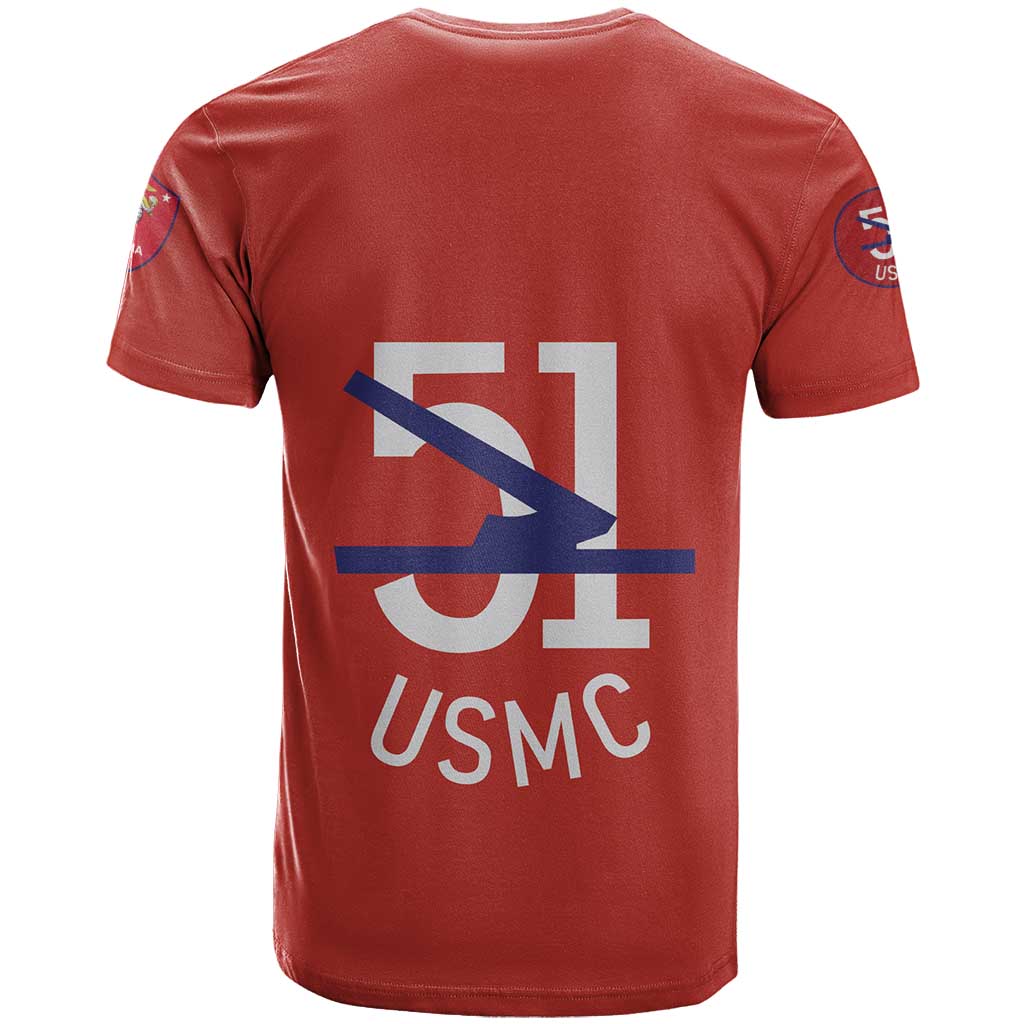 Montford Point Marines T-Shirt 51 USMC Tribute Graphic Tee