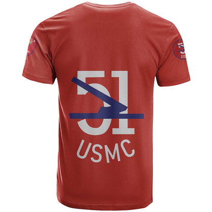 Montford Point Marines T-Shirt 51 USMC Tribute Graphic Tee