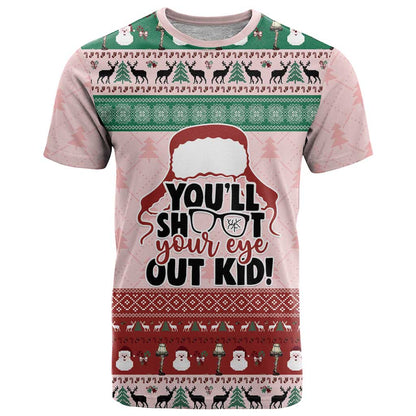 Christmas Story T-Shirt You'll Shoot Your Eye Out Graphic Tee
