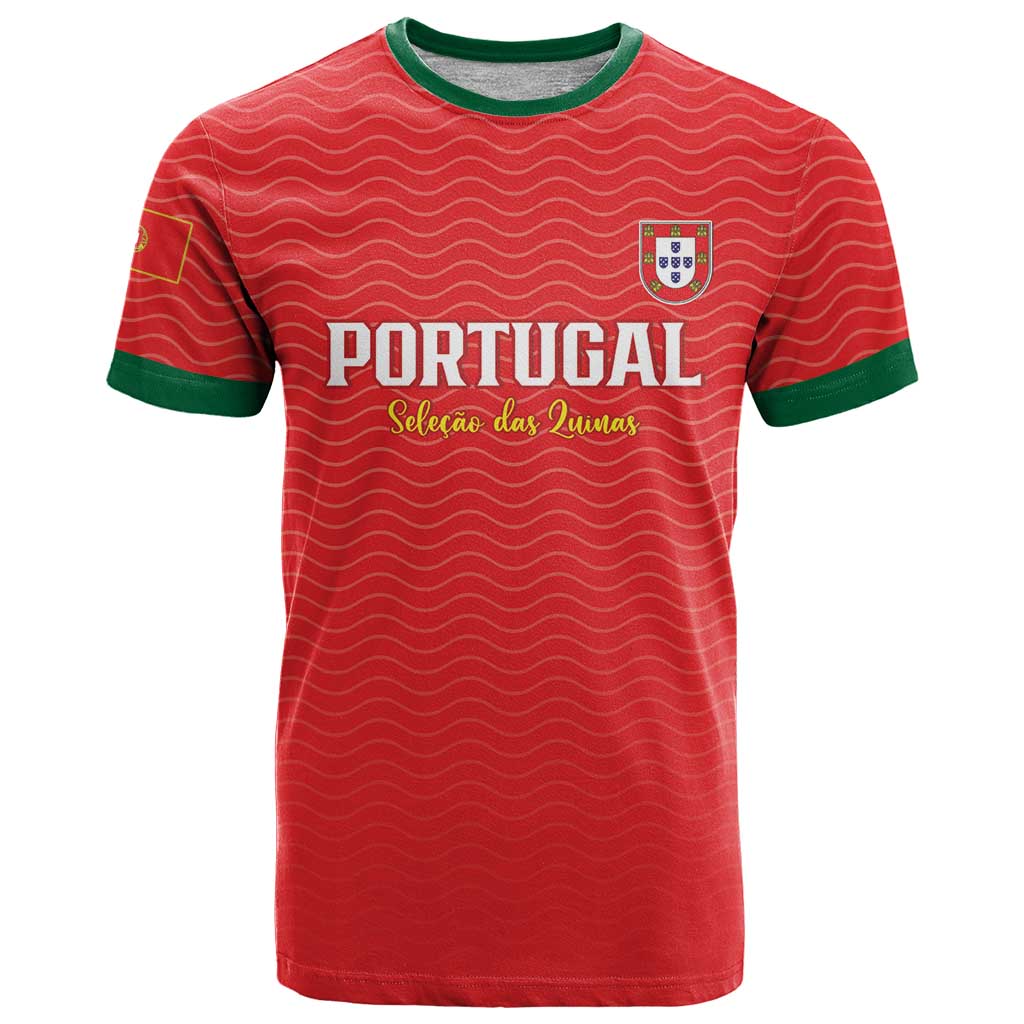 Custom Portugal Football T-Shirt Never Back Down 2026 Graphic Tee