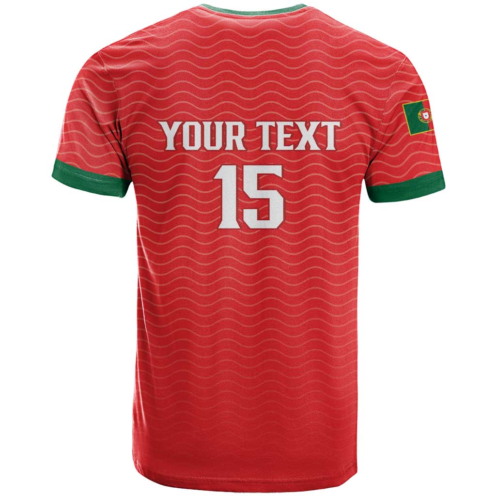 Custom Portugal Football T-Shirt Never Back Down 2026 Graphic Tee