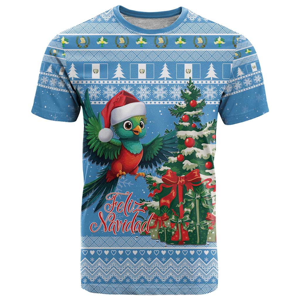 Guatemala Christmas T-Shirt Quetzal Feliz Navidad Graphic Tee