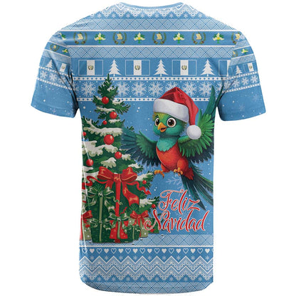 Guatemala Christmas T-Shirt Quetzal Feliz Navidad Graphic Tee