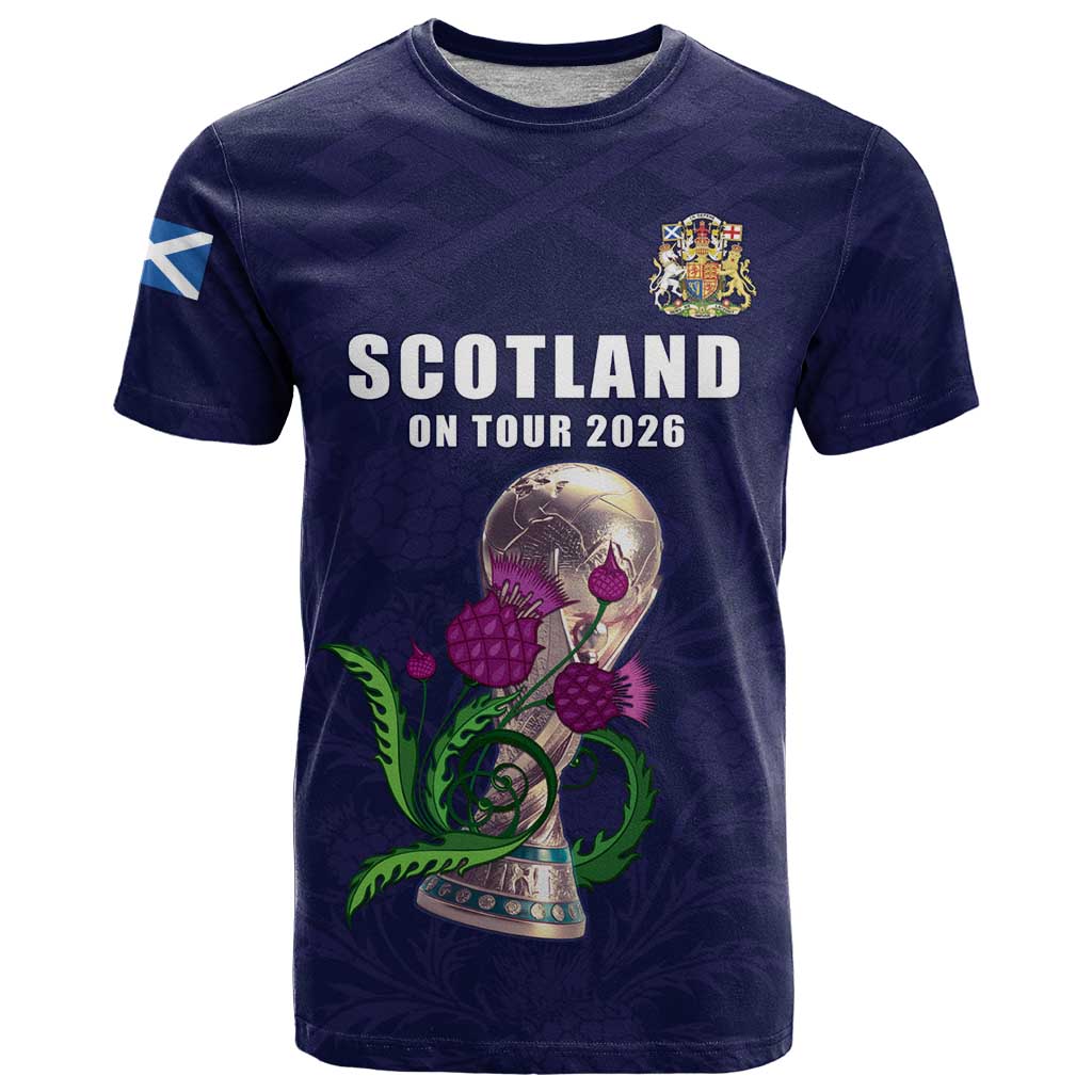 Custom Football Scotland T-Shirt On Tour 2026 Graphic Tee