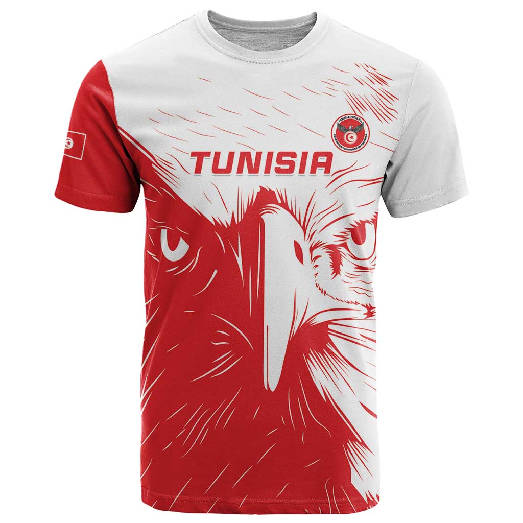 Custom Tunisia Football T-Shirt Go Eagles of Carthage Graphic Tee