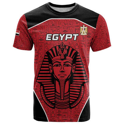 Custom Egypt Football T-Shirt Go Pharaohs Graphic Tee