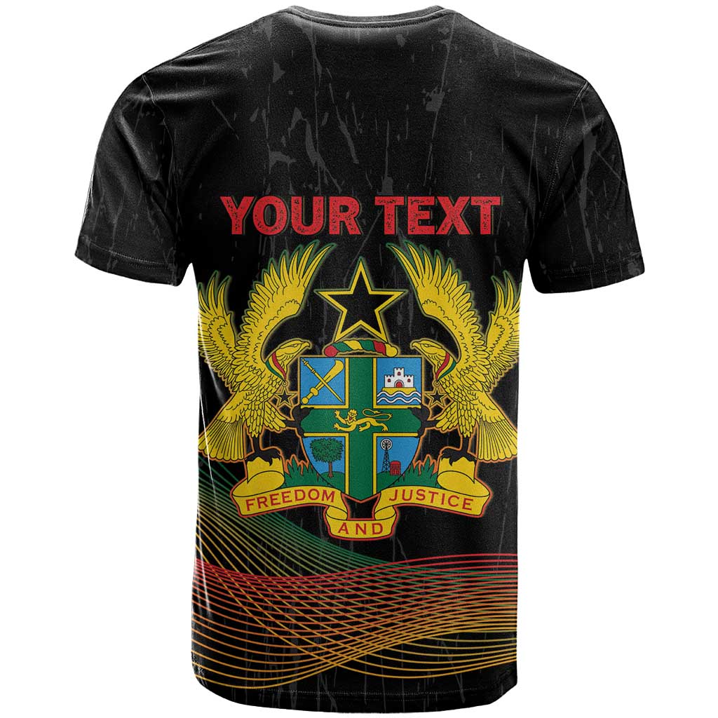 Personalized Ghana Black History Month T-Shirt Live It Learn It Make It Graphic Tee