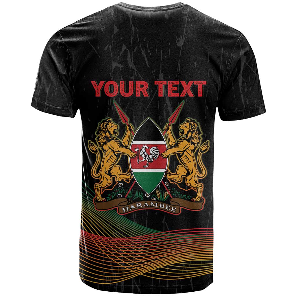 Personalized Kenya Black History Month T-Shirt Live It Learn It Make It Graphic Tee