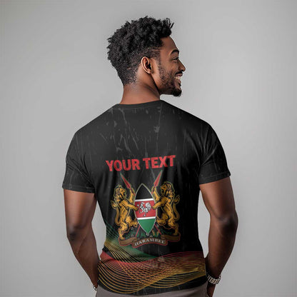 Personalized Kenya Black History Month T-Shirt Live It Learn It Make It Graphic Tee