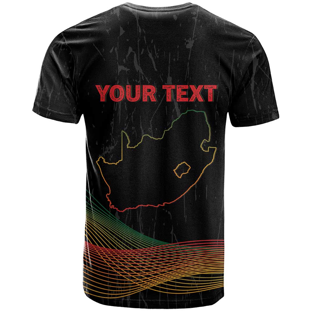 Personalized South Africa Black History Month T-Shirt Live It Learn It Make It Graphic Tee