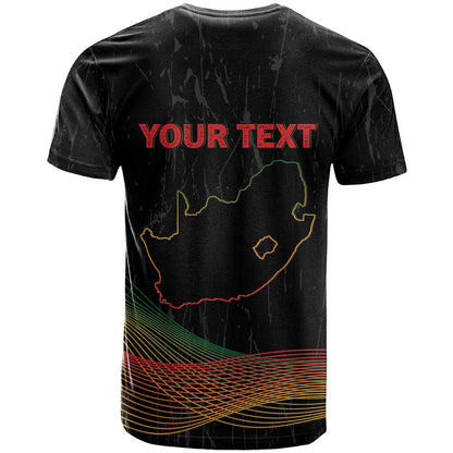 Personalized South Africa Black History Month T-Shirt Live It Learn It Make It Graphic Tee