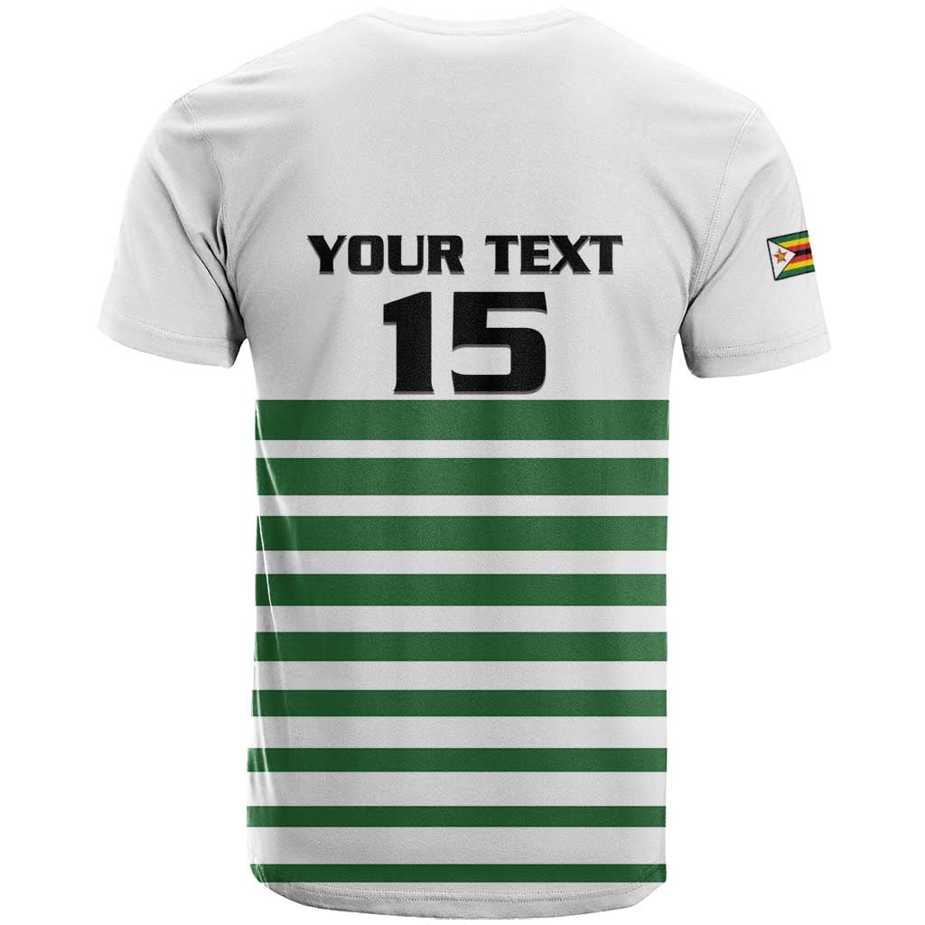 Zimbabwe Rugby Sevens Custom T-Shirt Go Cheetahs Go Graphic Tee