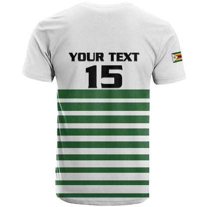 Zimbabwe Rugby Sevens Custom T-Shirt Go Cheetahs Go Graphic Tee