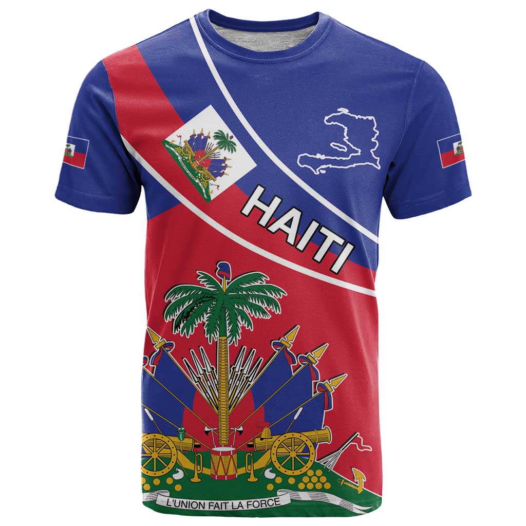 Haitian Flag Day 18 May T-Shirt Jounen Drapo Ayisyen Graphic Tee