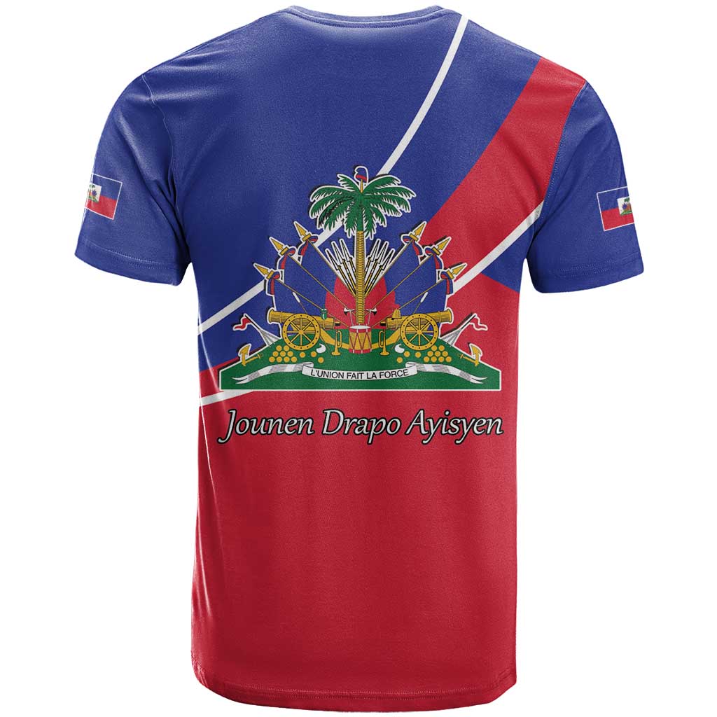 Haitian Flag Day 18 May T-Shirt Jounen Drapo Ayisyen Graphic Tee