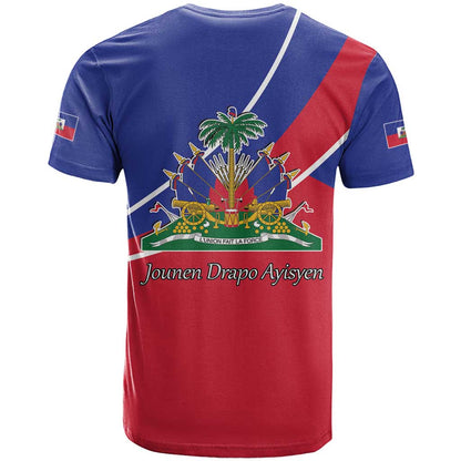 Haitian Flag Day 18 May T-Shirt Jounen Drapo Ayisyen Graphic Tee