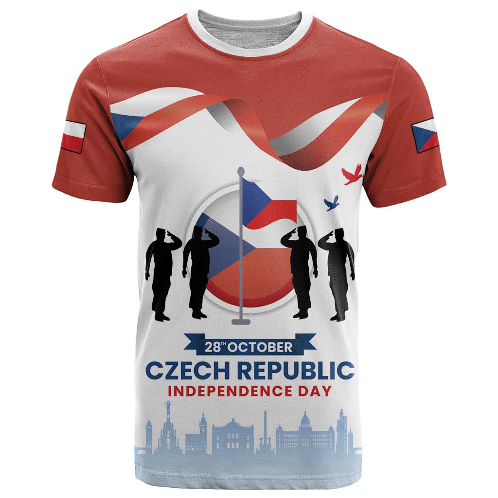 Czech Republic Independence day T-Shirt Den Vzniku Samostatneho Ceskoslovenskeho Statu Graphic Tee