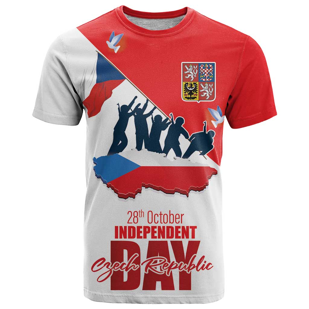 Den Vzniku Samostatneho Ceskoslovenskeho Statu T-Shirt Czech Republic Independence day Graphic Tee