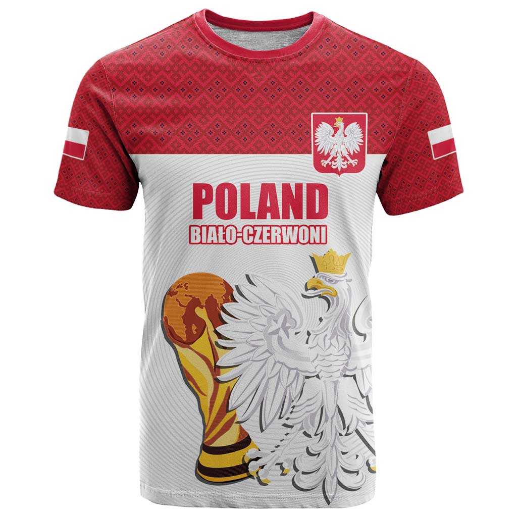 Custom Poland Football Champions T-Shirt Sporty Style Graphic Tee