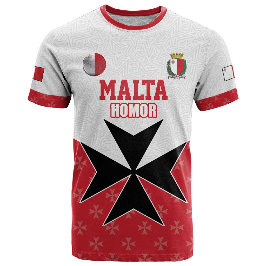 Custom Malta Football Champions T-Shirt Sporty Style Graphic Tee