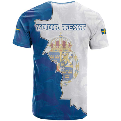 Personalized Kingdom of Sweden Coat of arms T-Shirt Graphic Tee