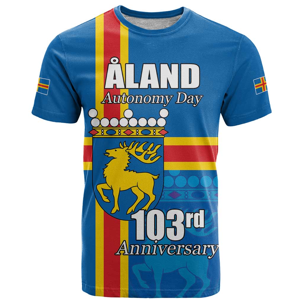 Aland's Autonomy Day T-Shirt 103rd Anniversary Graphic Tee