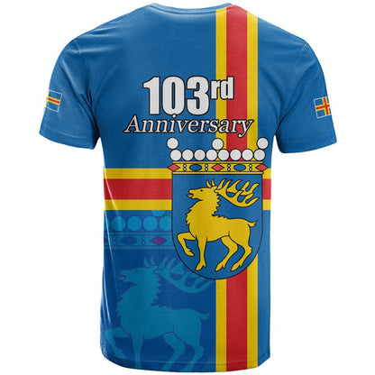 Aland's Autonomy Day T-Shirt 103rd Anniversary Graphic Tee