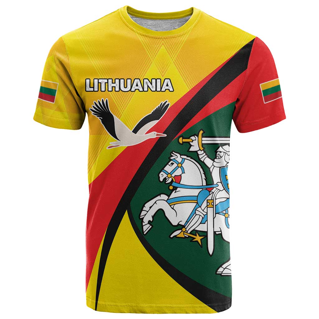 Lithuania Coat of Arms T-Shirt Vytis and Gandras Graphic Tee