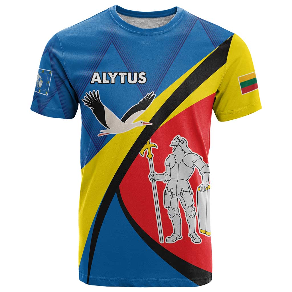 Lithuania Alytus County T-Shirt Alytaus Apskritis Coat of Arms Graphic Tee