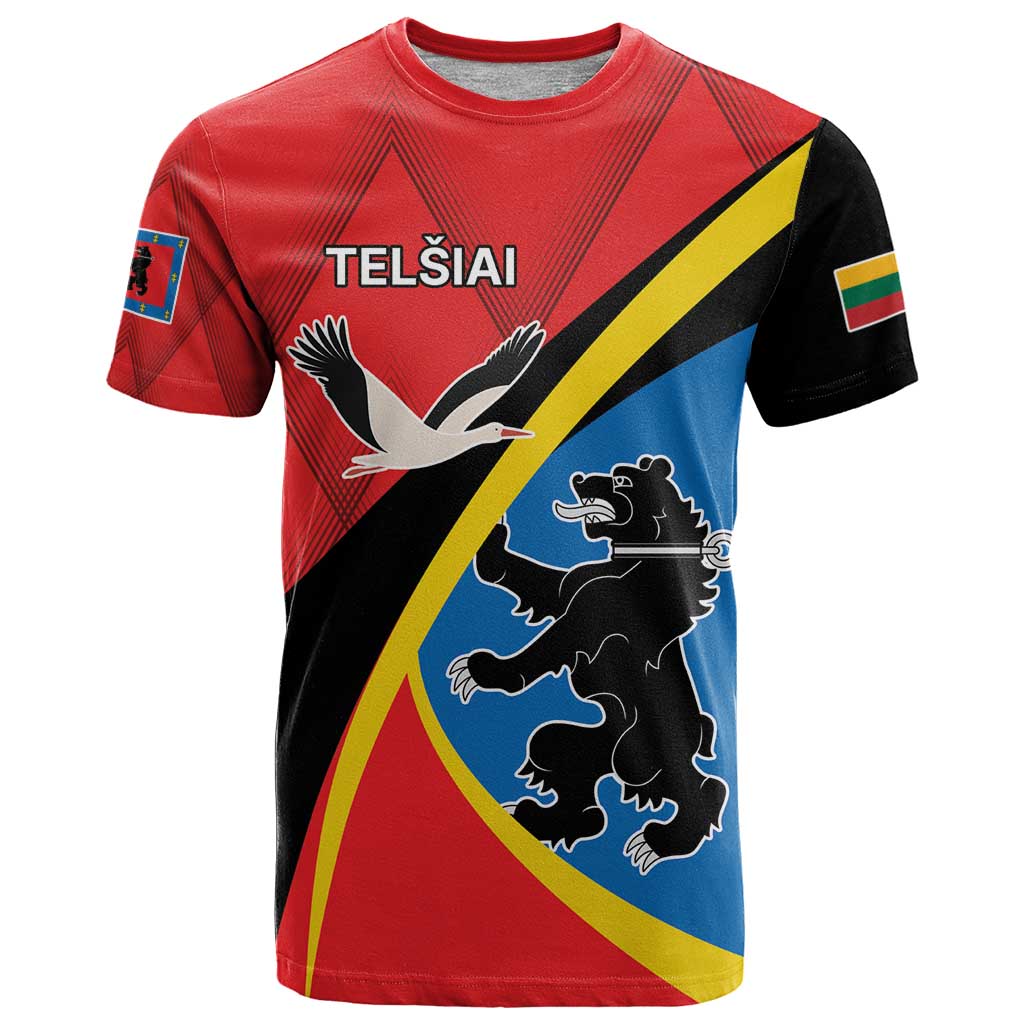 Lithuania Telsiai County T-Shirt Telsiu Apskritis Graphic Tee