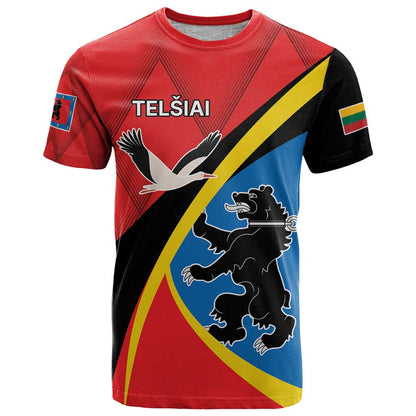 Lithuania Telsiai County T-Shirt Telsiu Apskritis Graphic Tee