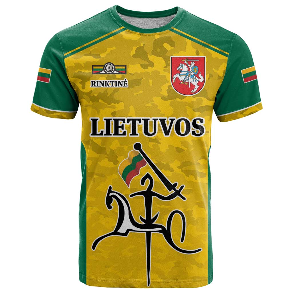 Republic of Lithuania Football T-Shirt Sporty Style Graphic Tee