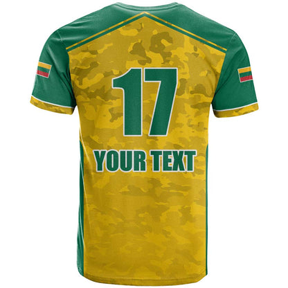 Republic of Lithuania Football T-Shirt Sporty Style Graphic Tee