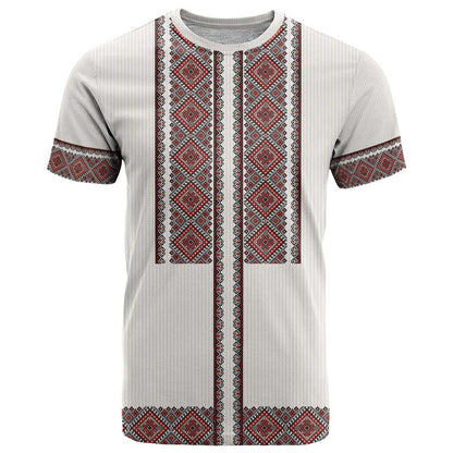 Ukraine Vyshyvanka Day T-Shirt Ukrainian Folk Seamless Graphic Tee