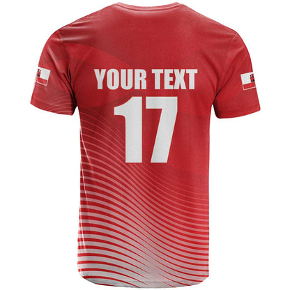 Custom Gibraltar We are Champions T-Shirt Sporty Style Graphic Tee