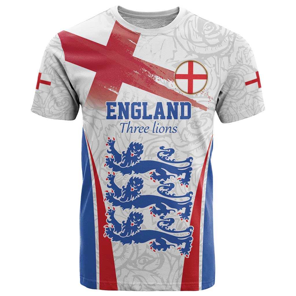 Custom England Football We are Champions T-Shirt Sporty Style The Three Lions Graphic Tee