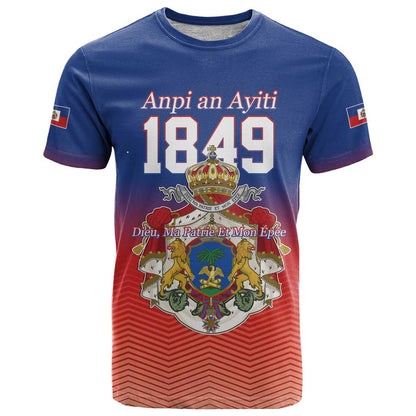 Personalized Haiti Second Empire T-Shirt Anpi an Ayiti 1849-1859 Graphic Tee
