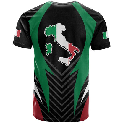Italian Republic T-Shirt Simple Coat of Arms Graphic Tee