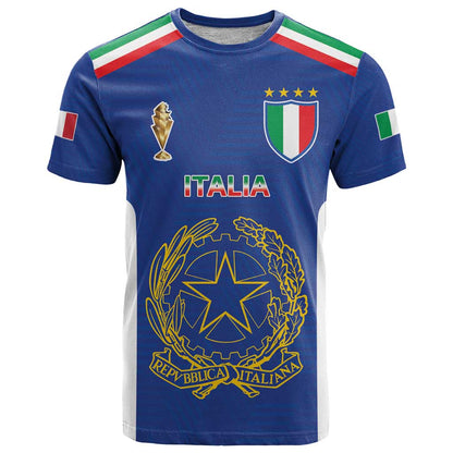 Italian Football Custom T-Shirt Sporty Style Graphic Tee