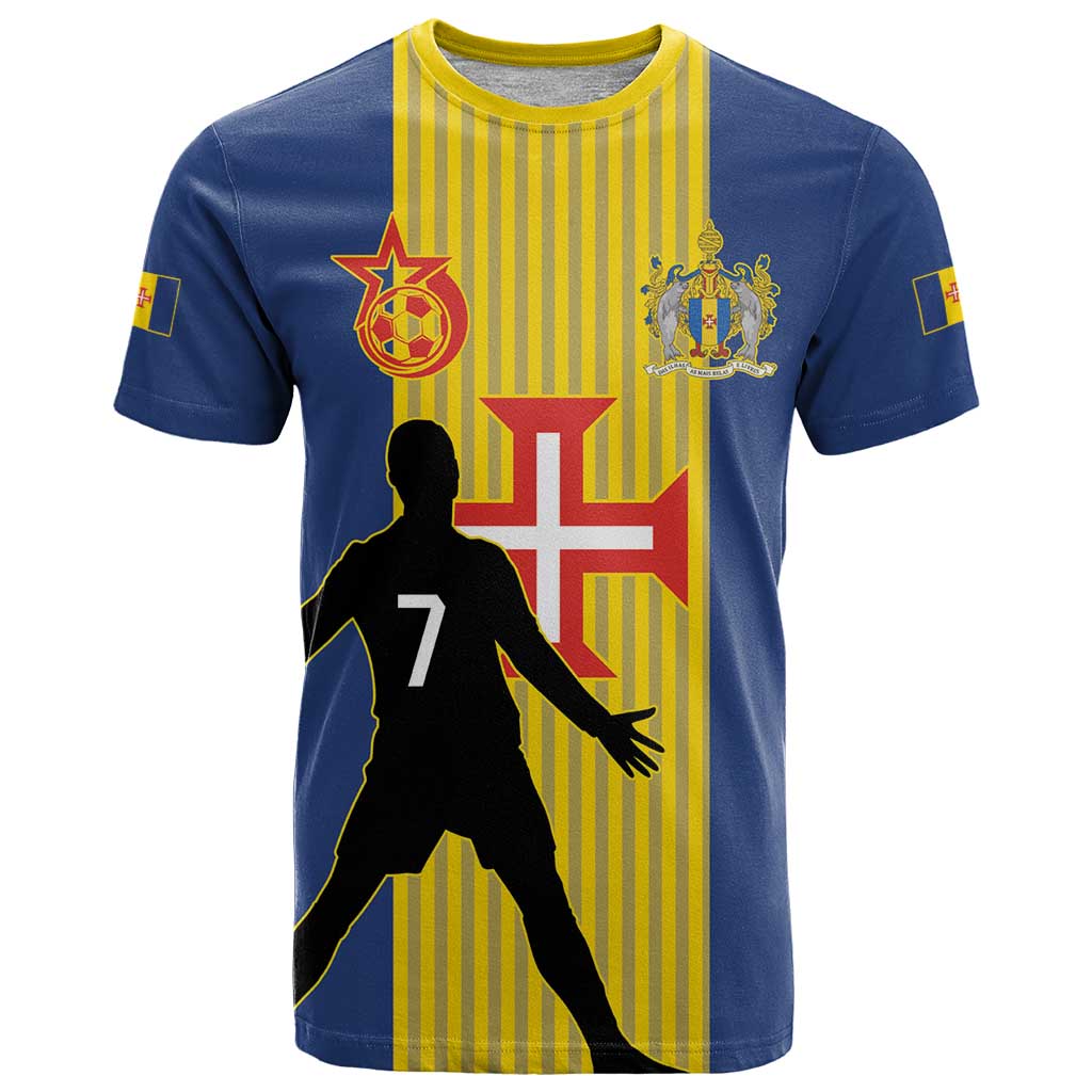 Custom Portugal Madeira Football T-Shirt Sporty Style Graphic Tee